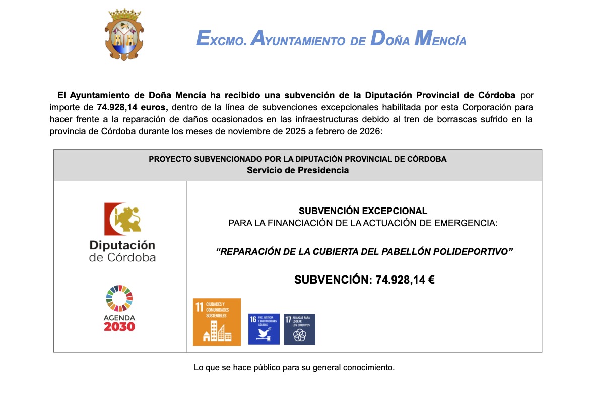 REPARACIÓN DE LA CUBIERTA DEL PABELLÓN POLIDEPORTIVO